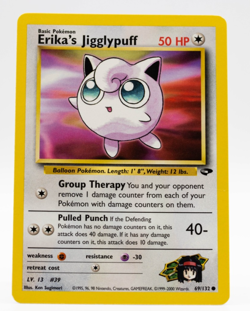Erika’s Jigglypuff Pokemon Gym Challenge 69/132 Near Mint - Image 1