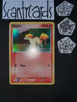 Pokemon NM Delta Species Reverse Holo Stamp Ponyta 78/113 - Image 1