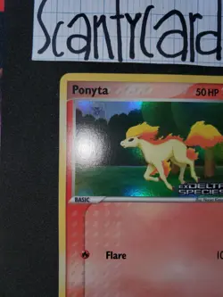 Pokemon NM Delta Species Reverse Holo Stamp Ponyta 78/113 - Image 3