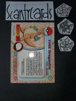 Topps 2000 Pokemon TV Animation Edition Series 3 #149 Dragonite - Image 3
