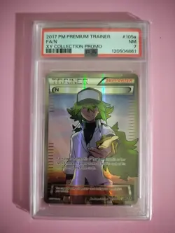 PSA 7 - 2017 POKEMON PREMIUM TRAINER XY COLLECTION PROMO 105a FULL ART/N PSA 7 - Image 1