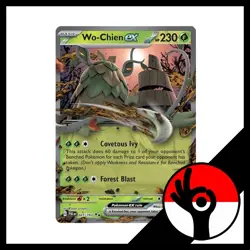 Pokemon TCG: Paldea Evolved - 027/193 - Wo-Chien ex - Image 1