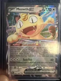 Pokemon TCG Meowth ex 062/088 English POR Perfect Order Double Rare NM/M Holo - Image 1