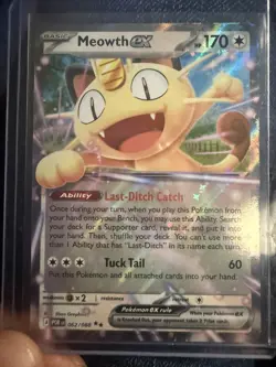 Pokemon TCG Meowth ex 062/088 English POR Perfect Order Double Rare NM/M Holo - Image 3