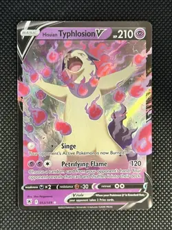 Pokemon Astral Radiance Hisuian Typhlosion V #053 NM 3 - Image 1