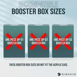 BRAND NEW One Piece Booster Box Acrylic Display Case Stackable - UV Protection - Image 3