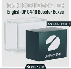 BRAND NEW One Piece Booster Box Acrylic Display Case Stackable - UV Protection - Image 4