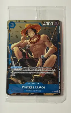 Portgas.D.Ace (Tin Pack Set Vol. 2) P-074 One Piece Promotion Cards Foil SEALED - Image 1