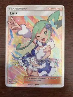 Lisia 164/168 Full Art Ultra Rare Celestial Storm Pokemon Card - Image 1