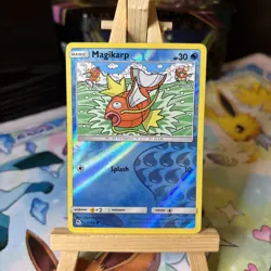 Pokemon Card - Magikarp Reverse Holo 15/68 Sun & Moon Hidden Fates Near Mint - Image 1
