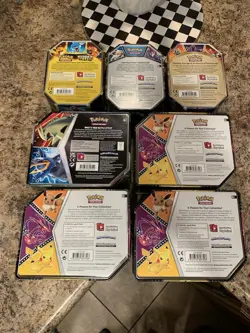 Pokemon Tins, Lot of 7, Empty with No Cards - Image 2