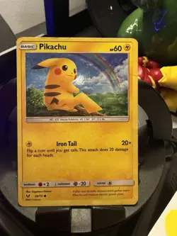 Pokemon Pikachu SM04 & 28/73 Holo 2-Card Lot Basic Lightning TCG - Image 1