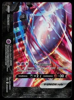 Pokemon Card Sword & Shield Promo Mewtwo V-UNION SWSH161 Promo - Image 1