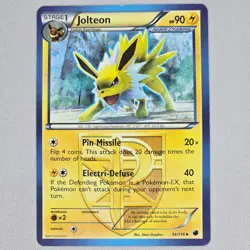 Jolteon 34/116 Plasma Freeze Regular Uncommon Pokemon Card TCG English LP - Image 1