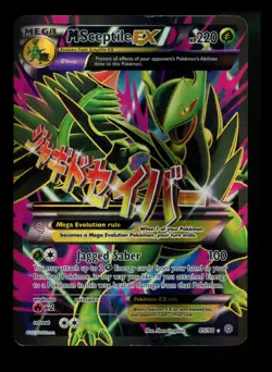 #2 M Sceptile EX 85/98 Ancient Origins 2015 Full Art Holo Pokemon Card TCG - Image 1