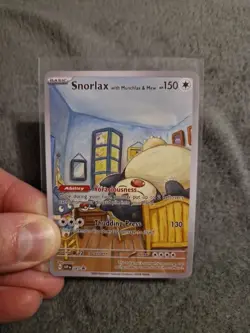 Snorlax Art Card Bundle Moon Bathing & Cozy Room Custom Display Set - Image 3