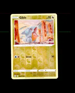 NM SOWSOW Cute Card SWSH09: Brilliant Stars Reverse Holo Gible 107/172 - Image 1