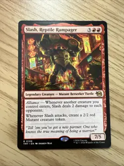 MTG TMNT Rare And Mythic The Ooze Cool But Rude Dark Leo & Shredder - Image 2