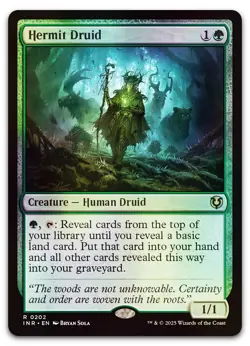 Hermit Druid #202 (Foil) (NM) Innistrad Remastered INR Magic MTG - Image 1