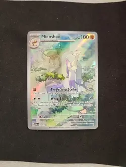 Pokemon TCG - Mienshao 200/182 Paradox Rift Illustration Rare Full Art Holo - Image 1