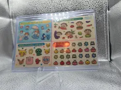 PiPiPi Pikachu Pokemon Sticker Seal Chao appendix Bandai Japanese Nintendo - Image 2