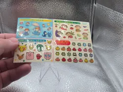 PiPiPi Pikachu Pokemon Sticker Seal Chao appendix Bandai Japanese Nintendo - Image 4