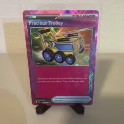 Pokemon TCG Precious Trolley Trainer Ace SPEC Rare Holo 185/191 Surging Sparks - Image 1