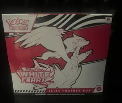 Pokemon Scarlet & Violet White Flare Elite Trainer Box English Reshiram - Image 1