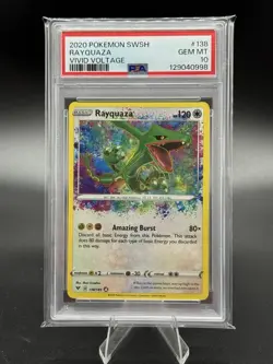 PSA10 - Rayquaza Amazing Rare - GEM MT - Vivid Voltage - 138/185 - Pokemon TCG - Image 3
