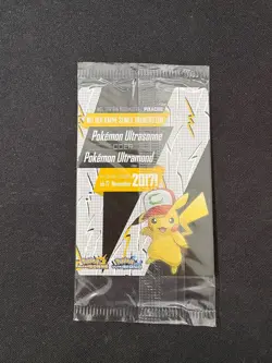 Pokemon Ash's Pikachu SM 108 Black Star Promo Du Bist Dran Sealed Mint TCG - Image 2
