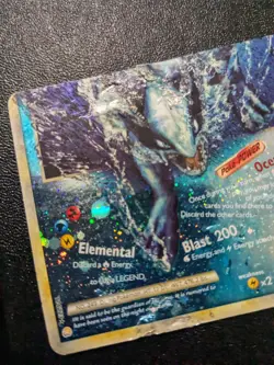 Lugia Legend 114/123 Pokemon Heartgold & Soul Silver (Bottom) 2010 Damaged - Image 3