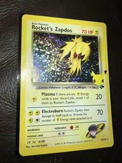 Pokemon Rocker’s Zapdos 15/132 25th Anniversary Celebrations Classic Collection - Image 2