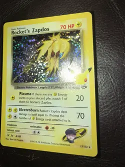 Pokemon Rocker’s Zapdos 15/132 25th Anniversary Celebrations Classic Collection - Image 3