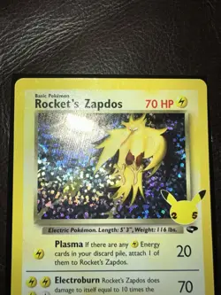 Pokemon Rocker’s Zapdos 15/132 25th Anniversary Celebrations Classic Collection - Image 5