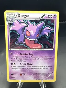 Pokemon TCG Gengar Breakthrough 60/162 Holo Rare - Image 1