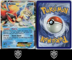 Pokemon - Keldeo EX 49/149 Boundaries Crossed - Holo EX Rare - NM - Image 3