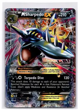 M SHARPEDO EX - XY200 XY200 HOLO PROMO XY PROMO POKEMON LIGHTLY PLAYED - Image 1