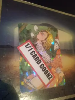 Waifu HOLO ndroid 18 And Master Rosh Dragon Ball Super Card - Image 1