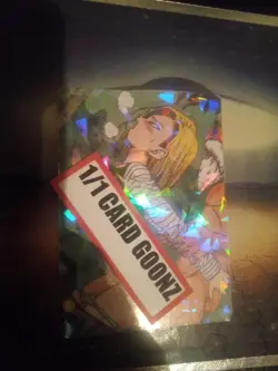 Waifu HOLO ndroid 18 And Master Rosh Dragon Ball Super Card - Image 2