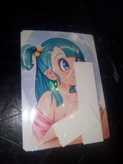 Waifu Bulma Dragon Ball Super Card HOLO - Image 1