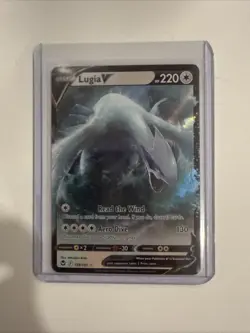Pokemon Lugia v TCG Silver Tempest Holo Ultra Rare Card 138/195 Mint Condition - Image 1