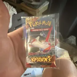 Pokemon Scarlet & Violet Surging Sparks Booster Pack English 10 Cards Latias - Image 1
