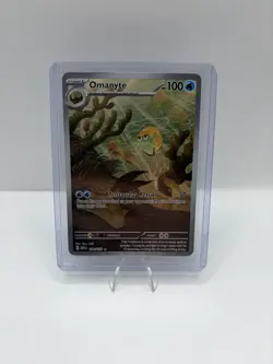 Omanyte 180/165 Pokemon TCG Card Illustration Rare Scarlet & Violet 151 NM - Image 1