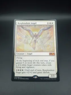 MTG ~ Resplendent Angel Core Set 2019 Regular ~ - Image 1