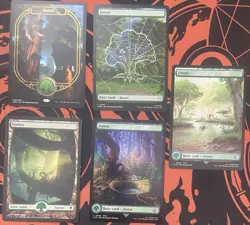 MTG Simic Commander Mana Lot – Sol Ring, Signets, Dual Lands, Full Art Basics - Image 2