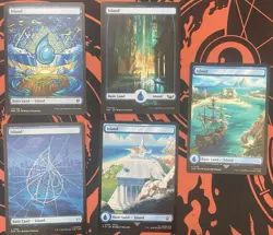 MTG Simic Commander Mana Lot – Sol Ring, Signets, Dual Lands, Full Art Basics - Image 3