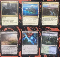 MTG Simic Commander Mana Lot – Sol Ring, Signets, Dual Lands, Full Art Basics - Image 5