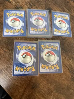 1st Edition 5 Pokemon Cards: Rhydon, Magnemite,ponyta,nidoran,quilava 1999-2000 - Image 2