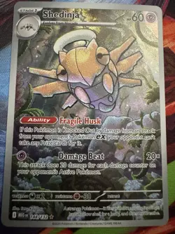 Pokemon TCG Shedinja Me01: Mega Evolution Full Art Holo Rare EN 2025 144/132 - Image 1