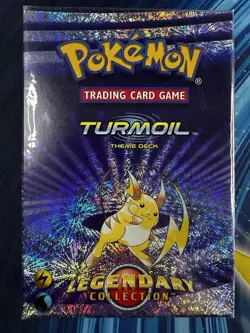 SEALED 2002 Pokemon Turmoil Theme Deck Raichu Legendary Collection - Image 3